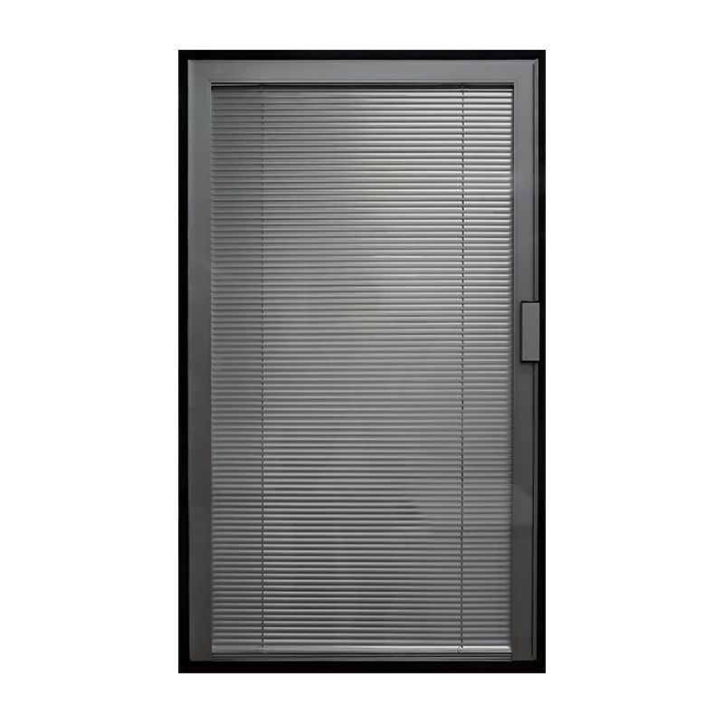 磁控雙玻百葉-單手柄｜磁吸單手控雙玻百葉｜指尖輕推即停，光影隨心切換_中空百葉